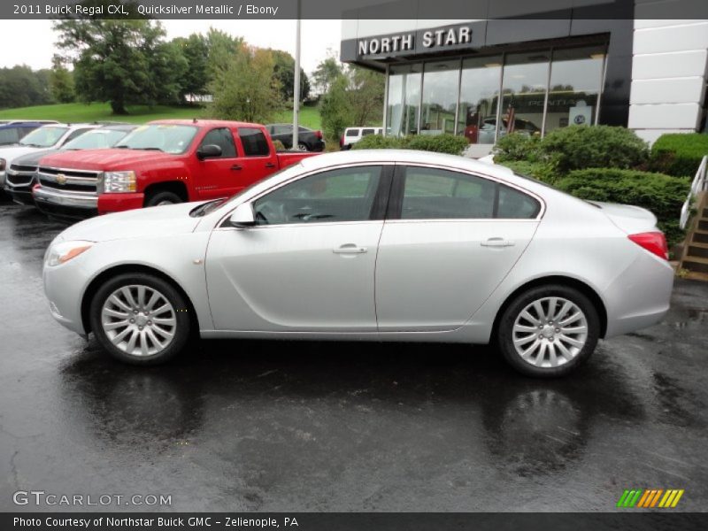 Quicksilver Metallic / Ebony 2011 Buick Regal CXL