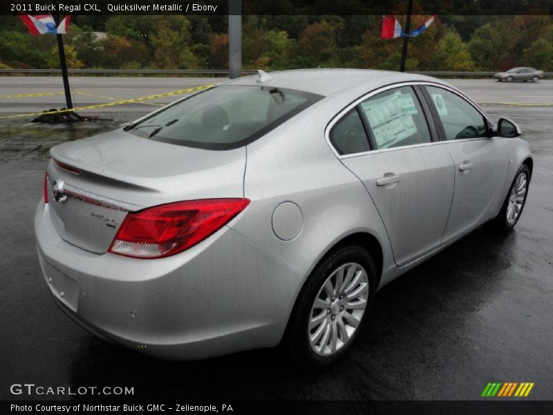 Quicksilver Metallic / Ebony 2011 Buick Regal CXL