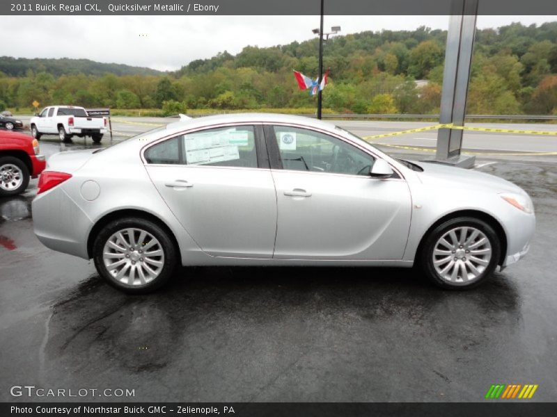 Quicksilver Metallic / Ebony 2011 Buick Regal CXL