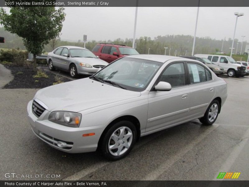 Sterling Metallic / Gray 2005 Hyundai Elantra GLS Sedan