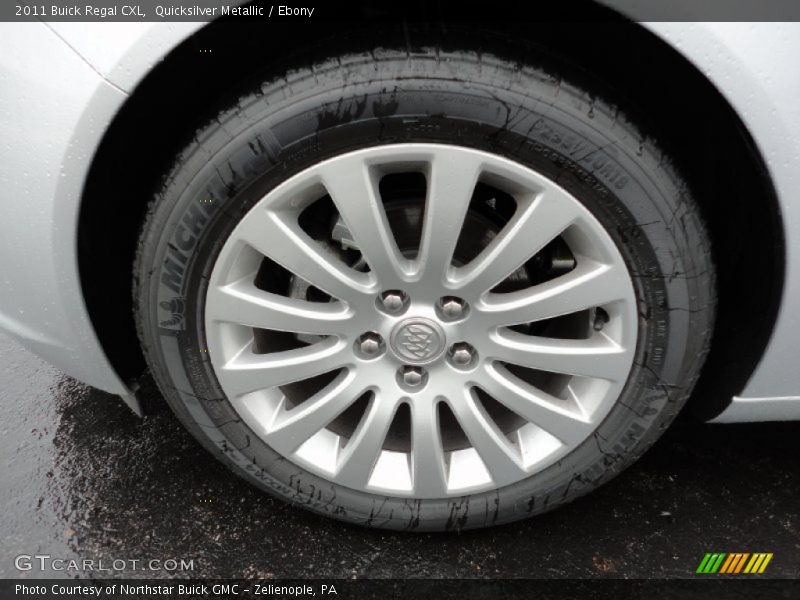 Quicksilver Metallic / Ebony 2011 Buick Regal CXL