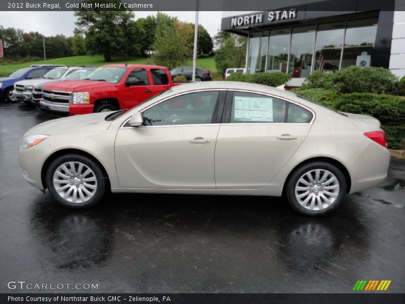 Gold Mist Metallic / Cashmere 2012 Buick Regal