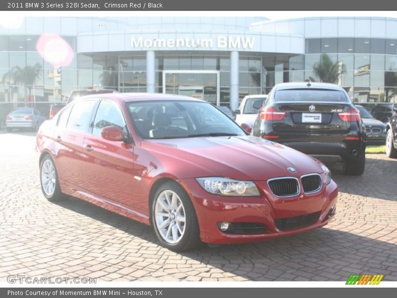 Crimson Red / Black 2011 BMW 3 Series 328i Sedan