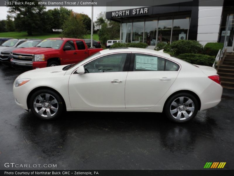 White Diamond Tricoat / Cashmere 2012 Buick Regal