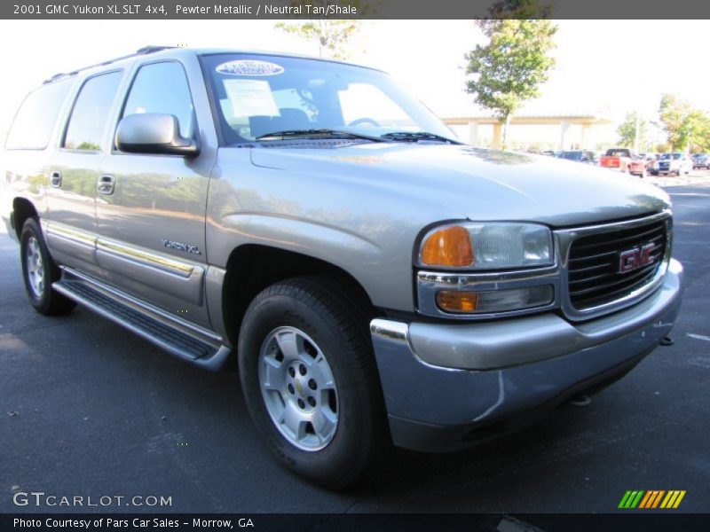 Pewter Metallic / Neutral Tan/Shale 2001 GMC Yukon XL SLT 4x4