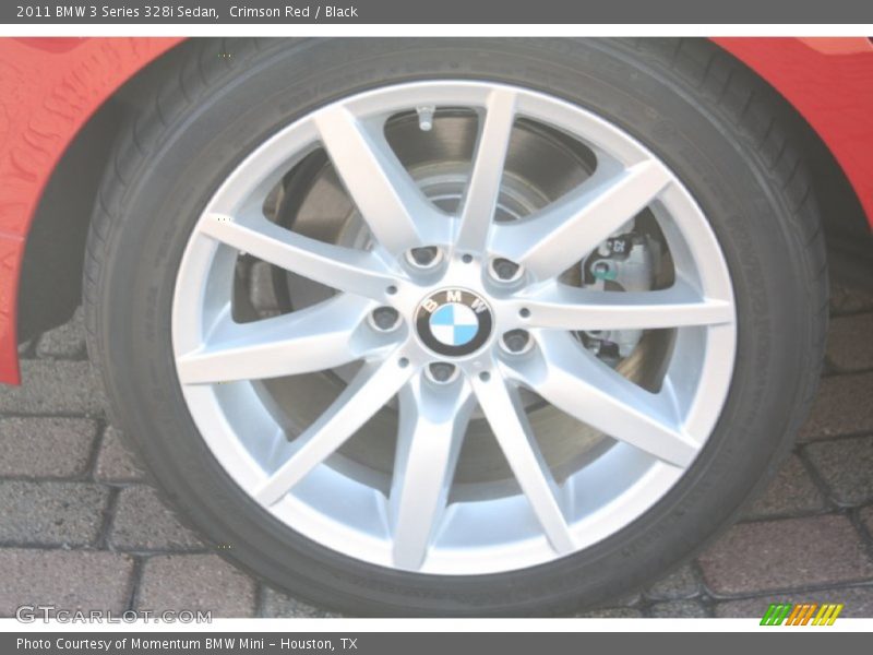 Crimson Red / Black 2011 BMW 3 Series 328i Sedan