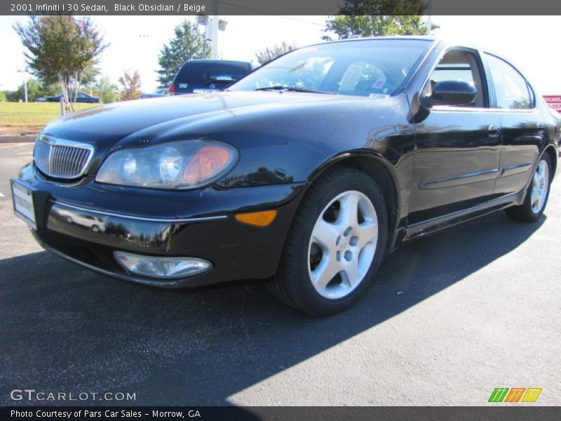 Black Obsidian / Beige 2001 Infiniti I 30 Sedan