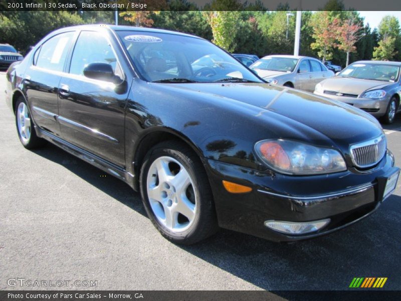 Black Obsidian / Beige 2001 Infiniti I 30 Sedan