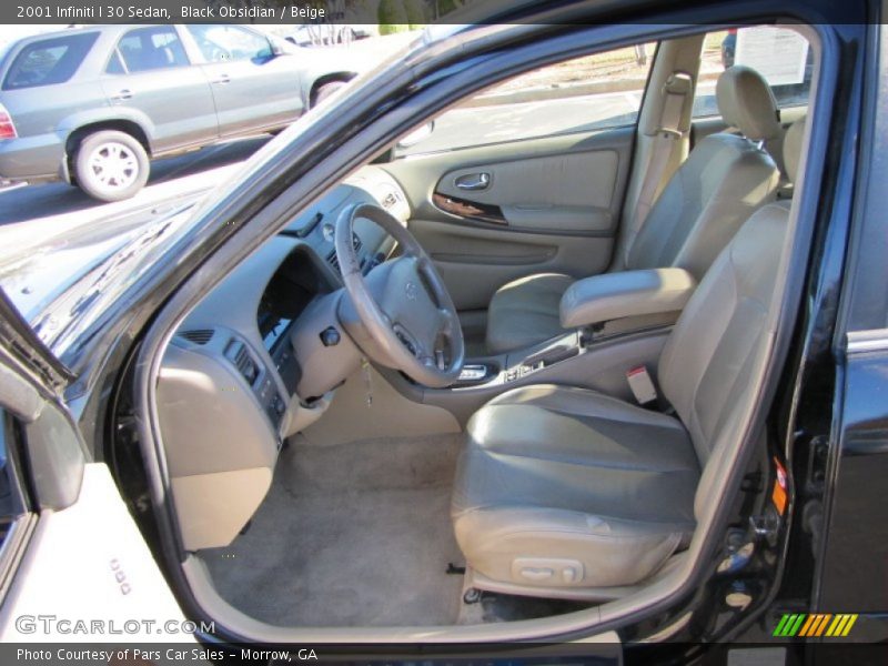 Black Obsidian / Beige 2001 Infiniti I 30 Sedan