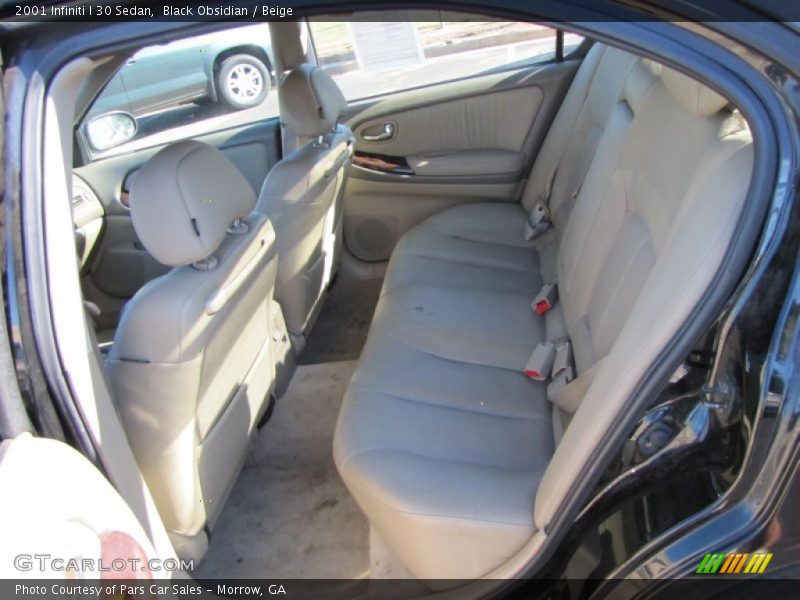 Black Obsidian / Beige 2001 Infiniti I 30 Sedan