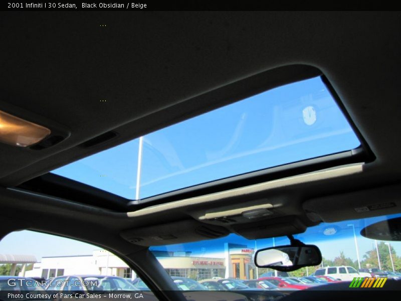Black Obsidian / Beige 2001 Infiniti I 30 Sedan