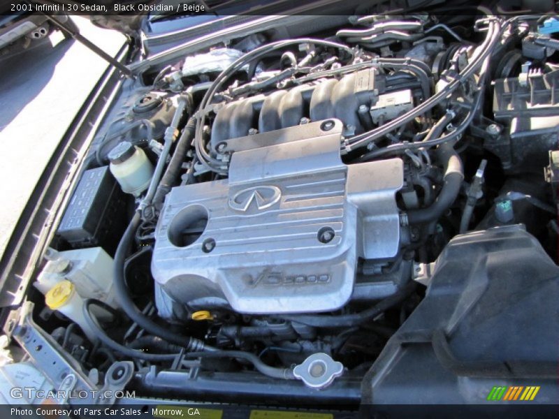 Black Obsidian / Beige 2001 Infiniti I 30 Sedan