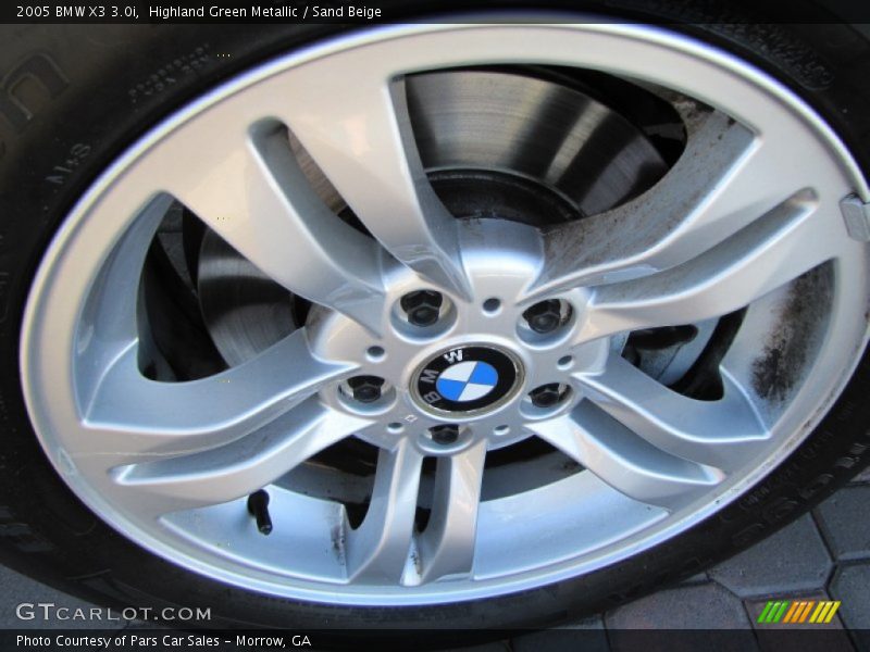 Highland Green Metallic / Sand Beige 2005 BMW X3 3.0i