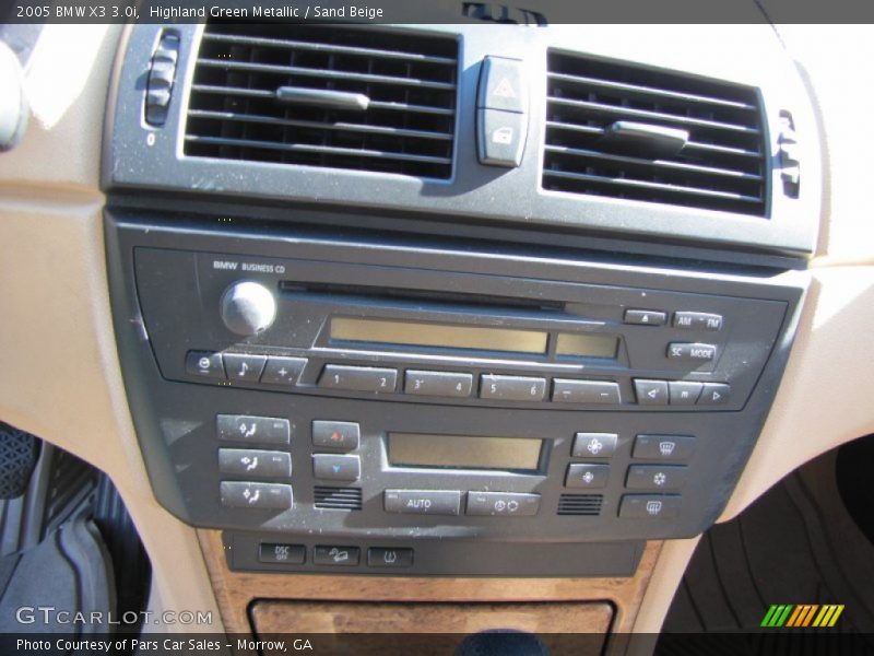 Highland Green Metallic / Sand Beige 2005 BMW X3 3.0i