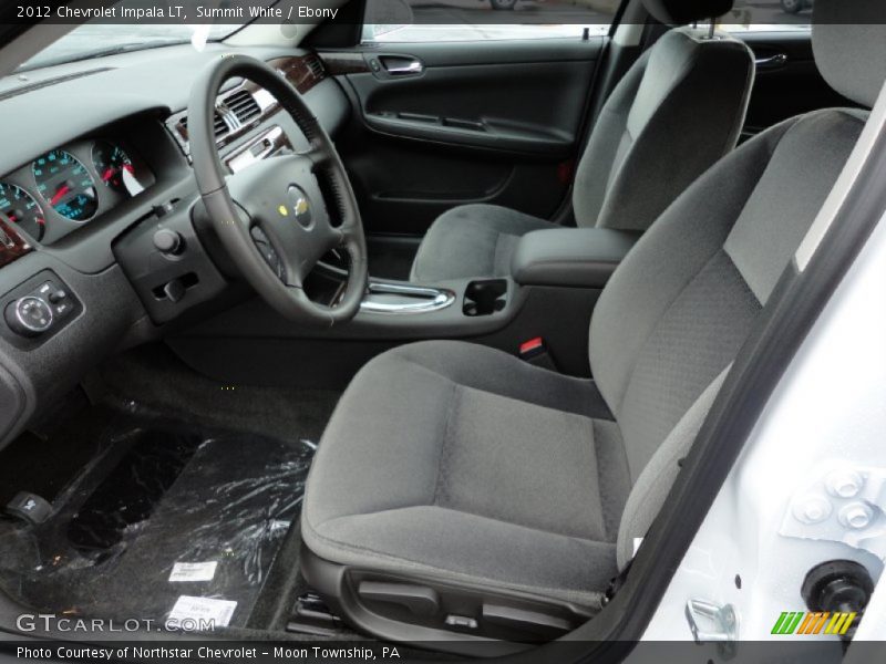 Summit White / Ebony 2012 Chevrolet Impala LT