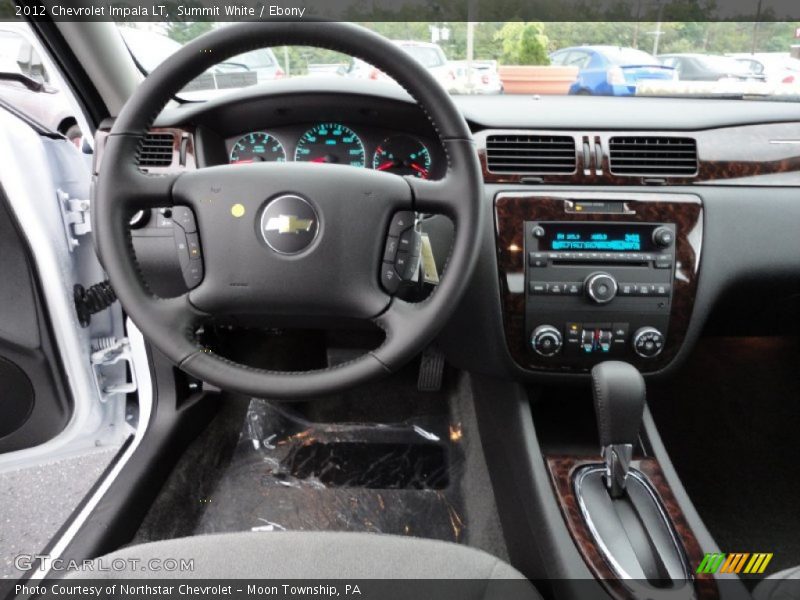 Summit White / Ebony 2012 Chevrolet Impala LT
