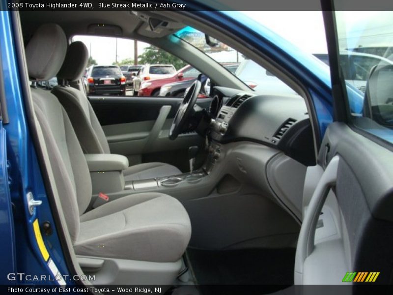 Blue Streak Metallic / Ash Gray 2008 Toyota Highlander 4WD