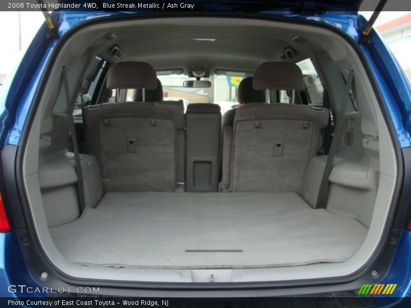 Blue Streak Metallic / Ash Gray 2008 Toyota Highlander 4WD