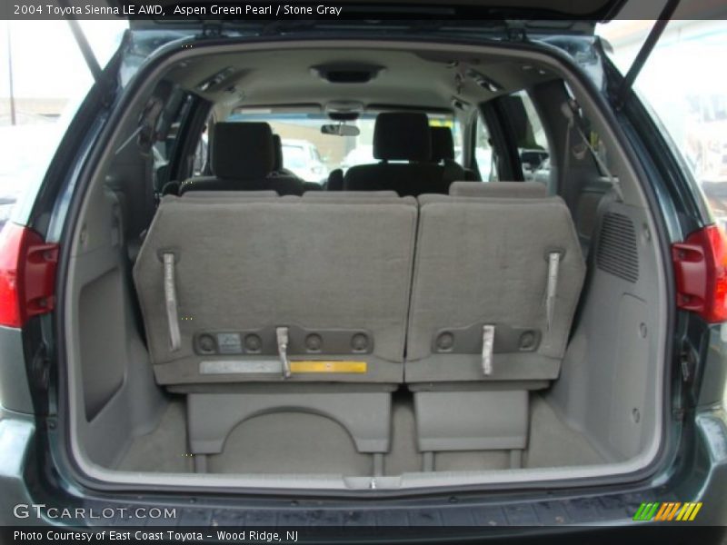 Aspen Green Pearl / Stone Gray 2004 Toyota Sienna LE AWD