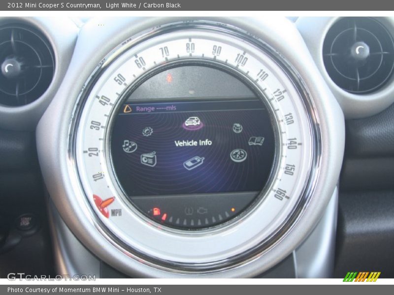  2012 Cooper S Countryman S Countryman Gauges