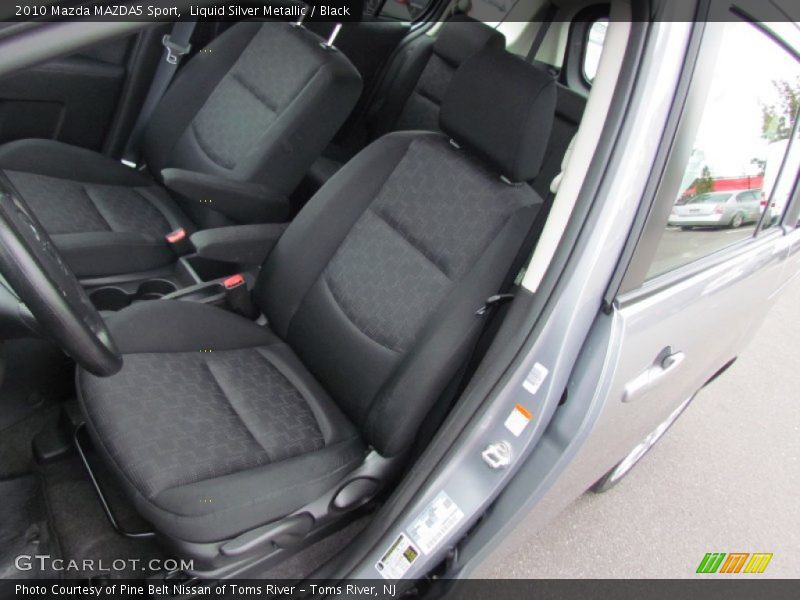 Liquid Silver Metallic / Black 2010 Mazda MAZDA5 Sport
