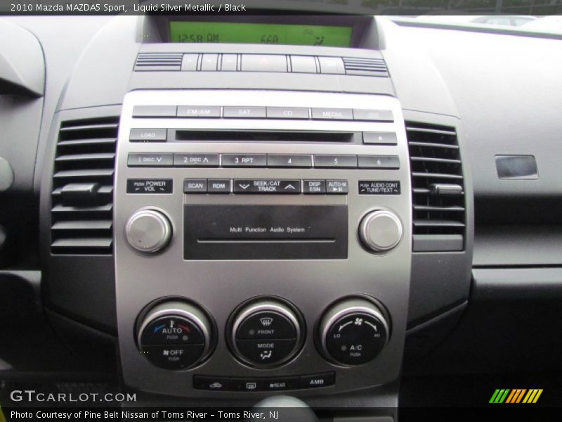 Controls of 2010 MAZDA5 Sport