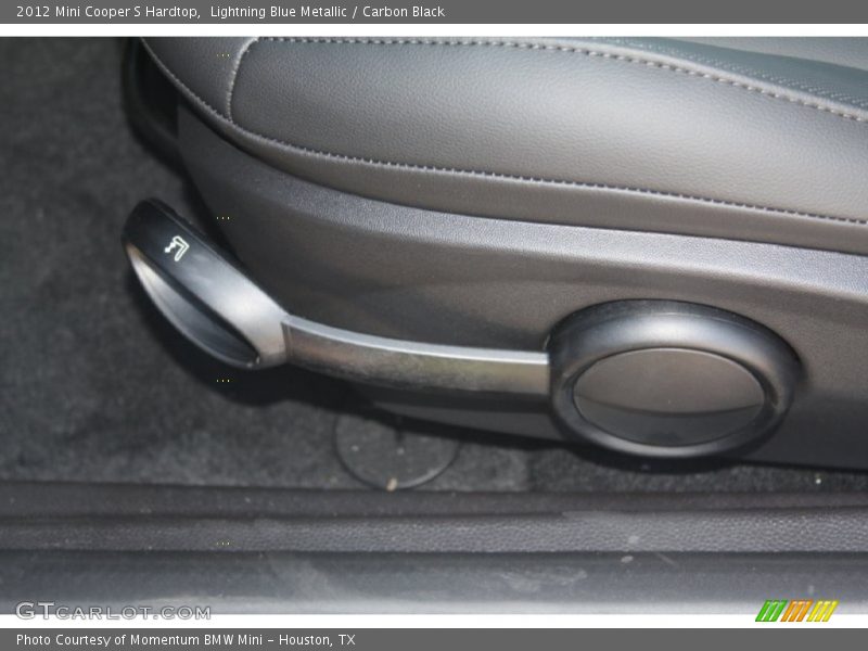 Lightning Blue Metallic / Carbon Black 2012 Mini Cooper S Hardtop