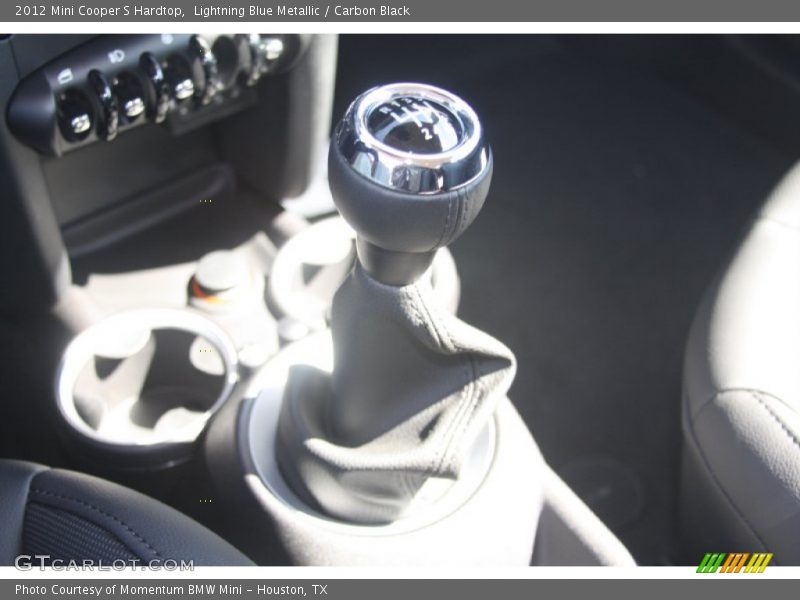 Lightning Blue Metallic / Carbon Black 2012 Mini Cooper S Hardtop