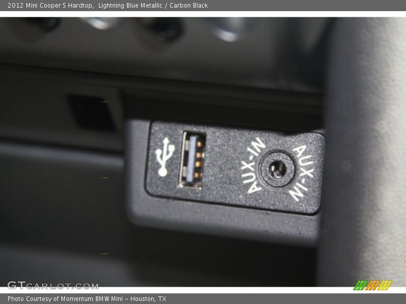 Lightning Blue Metallic / Carbon Black 2012 Mini Cooper S Hardtop