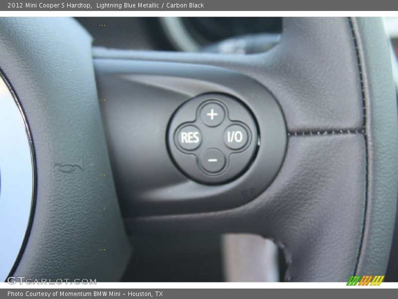 Lightning Blue Metallic / Carbon Black 2012 Mini Cooper S Hardtop