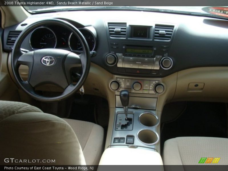 Sandy Beach Metallic / Sand Beige 2008 Toyota Highlander 4WD