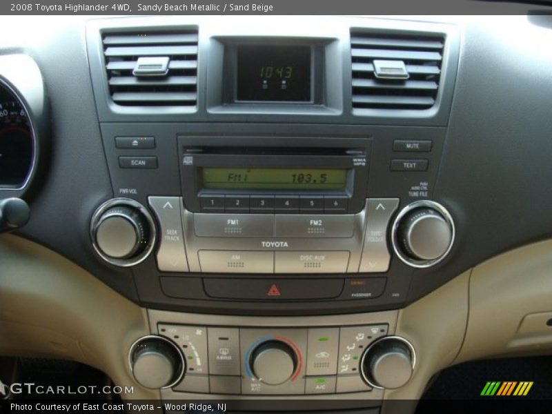 Sandy Beach Metallic / Sand Beige 2008 Toyota Highlander 4WD