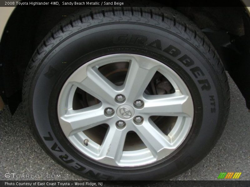 Sandy Beach Metallic / Sand Beige 2008 Toyota Highlander 4WD