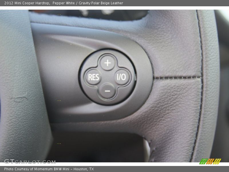Controls of 2012 Cooper Hardtop