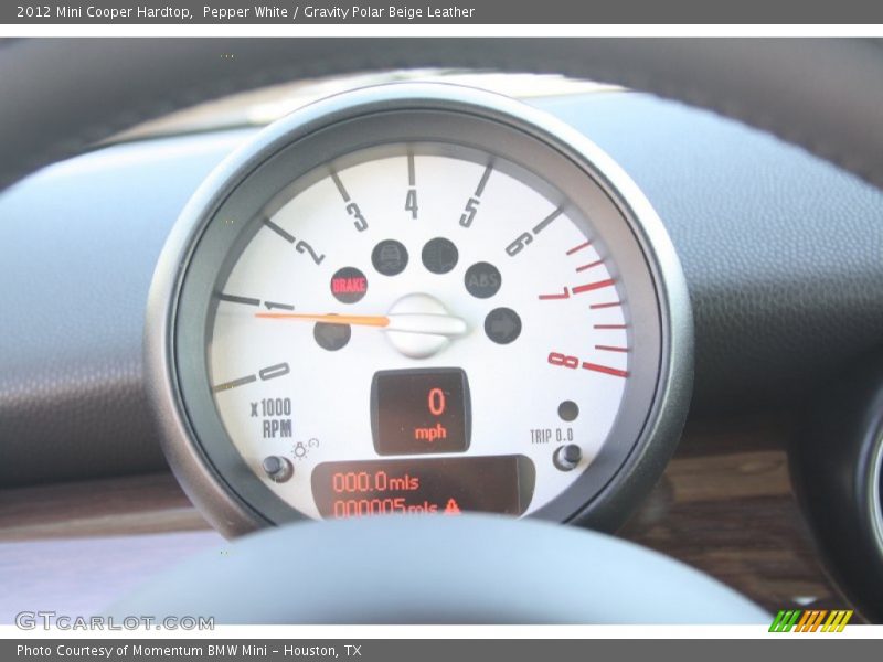  2012 Cooper Hardtop Hardtop Gauges