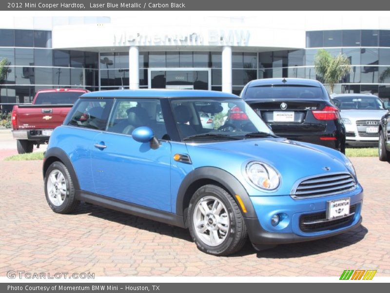 Laser Blue Metallic / Carbon Black 2012 Mini Cooper Hardtop