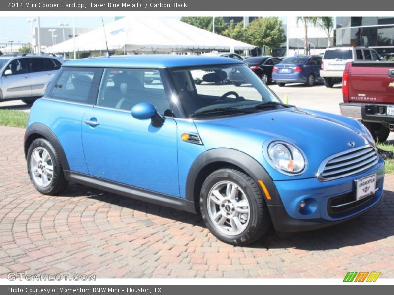 Laser Blue Metallic / Carbon Black 2012 Mini Cooper Hardtop
