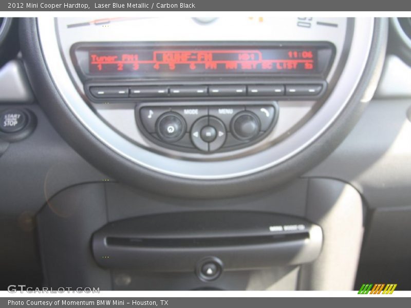 Laser Blue Metallic / Carbon Black 2012 Mini Cooper Hardtop