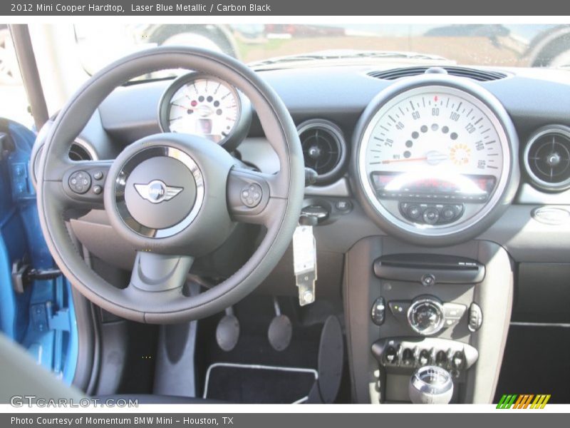 Laser Blue Metallic / Carbon Black 2012 Mini Cooper Hardtop