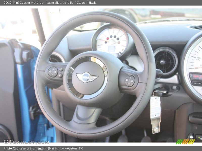 Laser Blue Metallic / Carbon Black 2012 Mini Cooper Hardtop