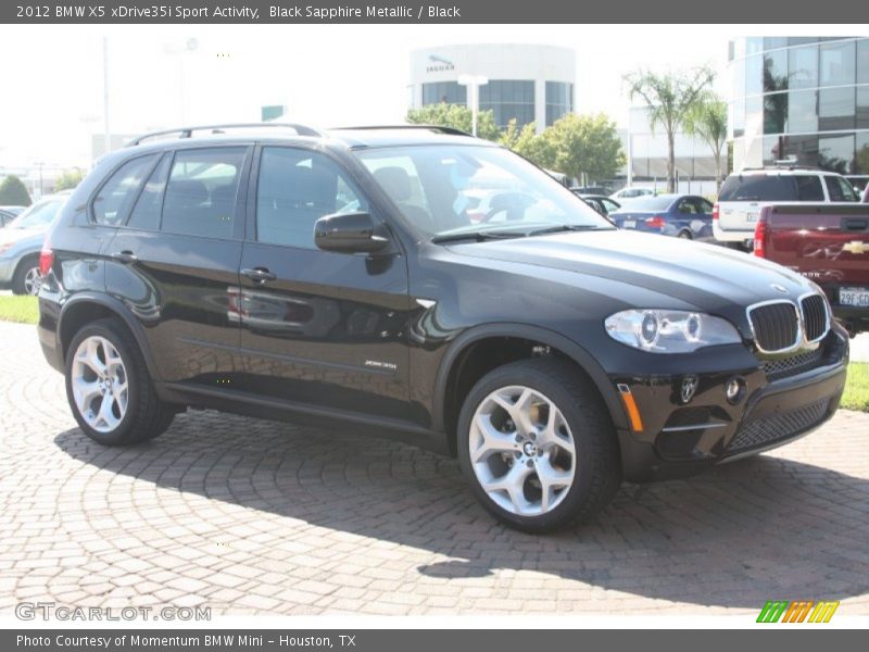 Black Sapphire Metallic / Black 2012 BMW X5 xDrive35i Sport Activity