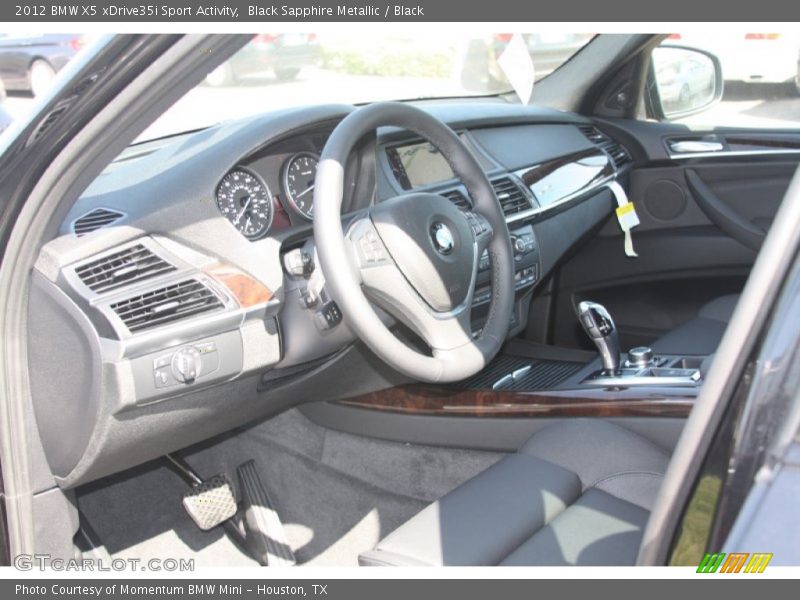 Black Sapphire Metallic / Black 2012 BMW X5 xDrive35i Sport Activity