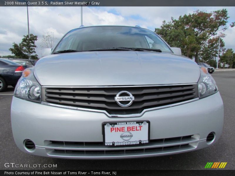 Radiant Silver Metallic / Gray 2008 Nissan Quest 3.5 S