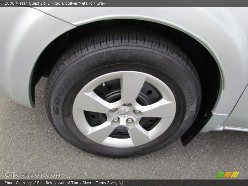 Radiant Silver Metallic / Gray 2008 Nissan Quest 3.5 S