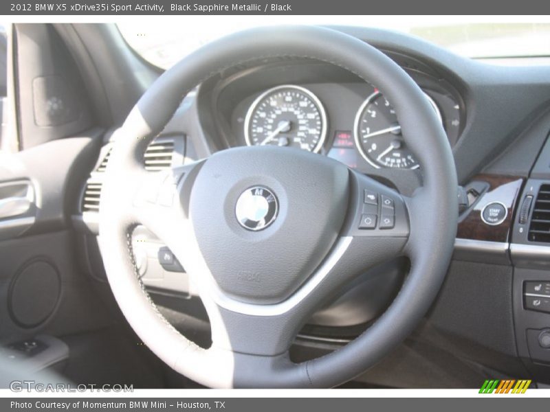 Black Sapphire Metallic / Black 2012 BMW X5 xDrive35i Sport Activity