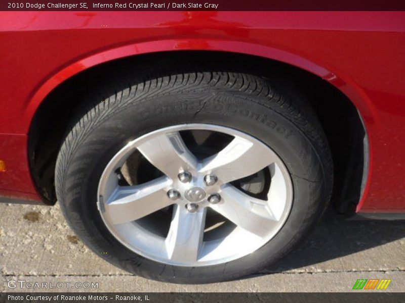 Inferno Red Crystal Pearl / Dark Slate Gray 2010 Dodge Challenger SE