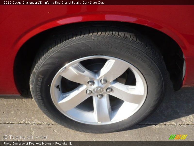 Inferno Red Crystal Pearl / Dark Slate Gray 2010 Dodge Challenger SE