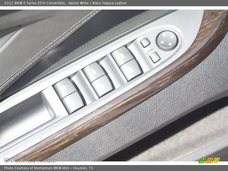 Alpine White / Black Nappa Leather 2012 BMW 6 Series 650i Convertible