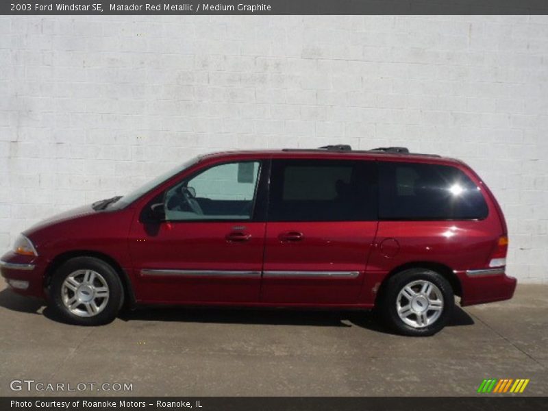 Matador Red Metallic / Medium Graphite 2003 Ford Windstar SE