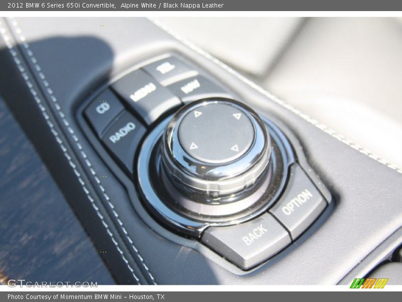 Alpine White / Black Nappa Leather 2012 BMW 6 Series 650i Convertible